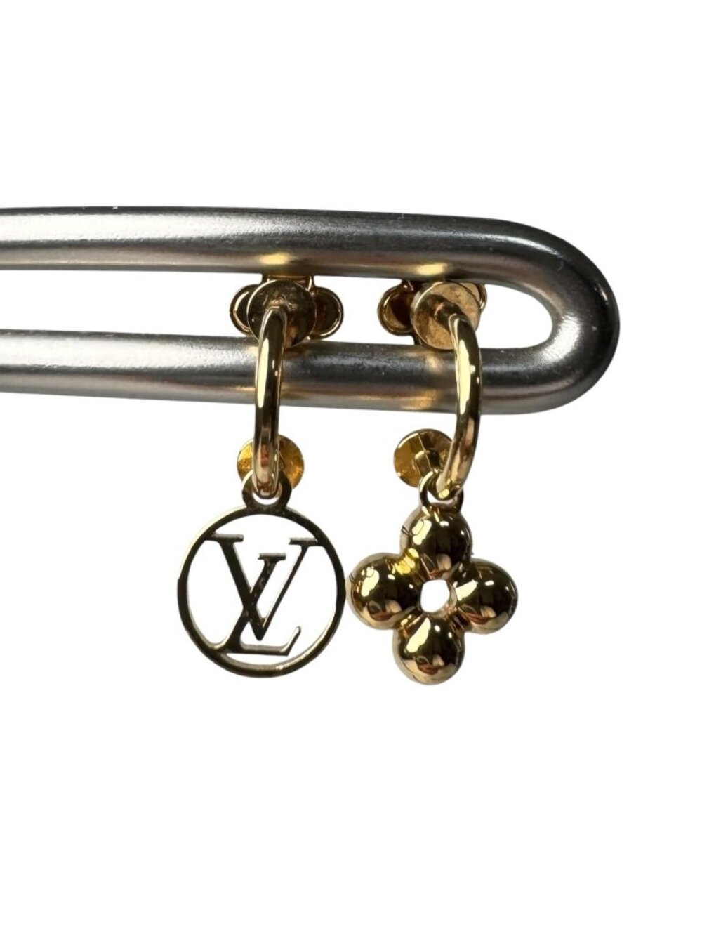 Louis Vuitton Earrings Blooming Monogram Gold